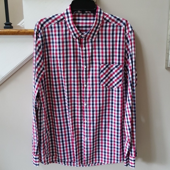 Coofandy Check Pattern Button Down Shirt - Picture 4 of 7
